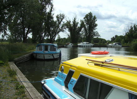 The moorings at South Walsham